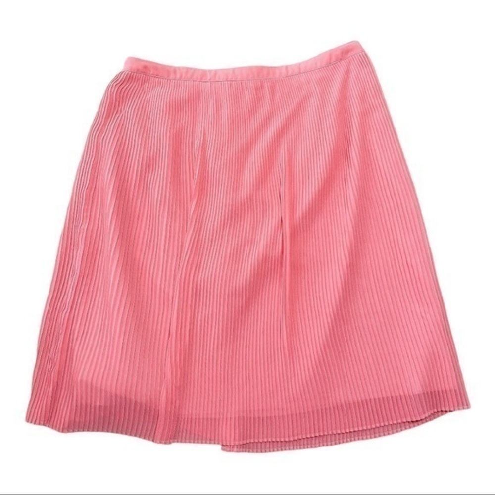 Madewell pleated knee length skirt